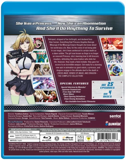 Cross Ange Rondo of Angel and Dragon The Complete Collection