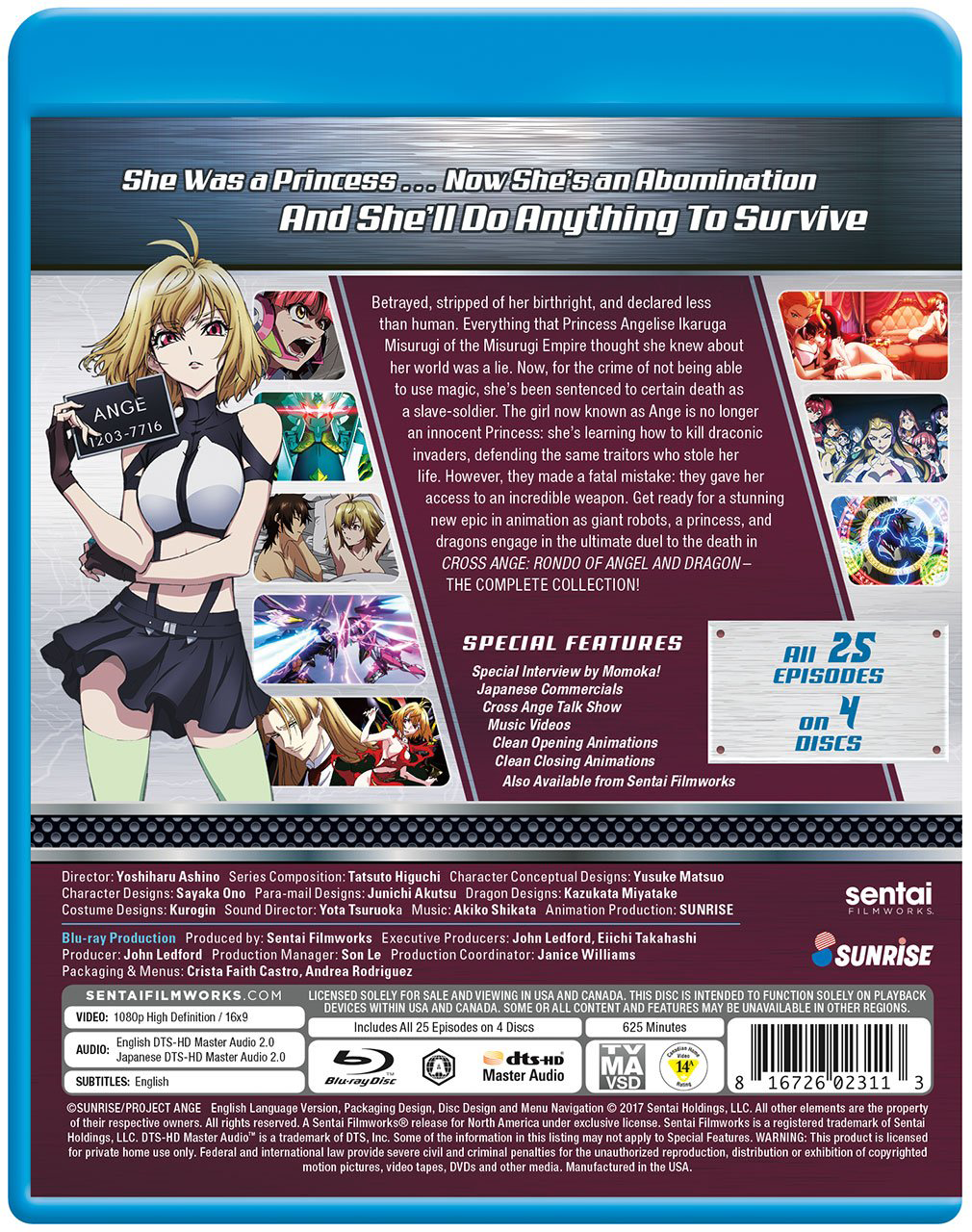 Cross Ange: Rondo of Angel and Dragon: The Complete Series [Blu