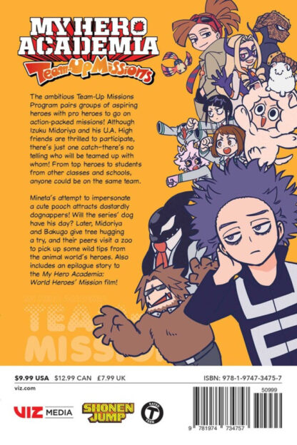 My Hero Academia Team Up Missions Volume 3 Manga