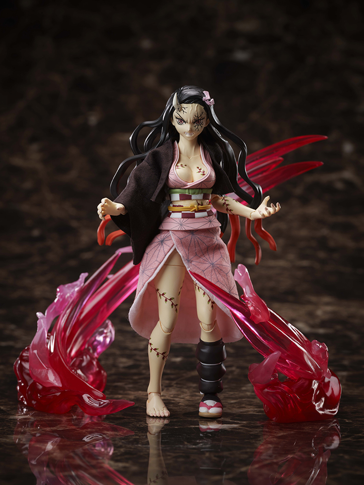 Boneco Figure para coleção Nezuko Kamado Anime Kimetsu no Yaiba