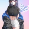 Masked Girl - Yuna illustration by Biya 1/7 Scale Figure