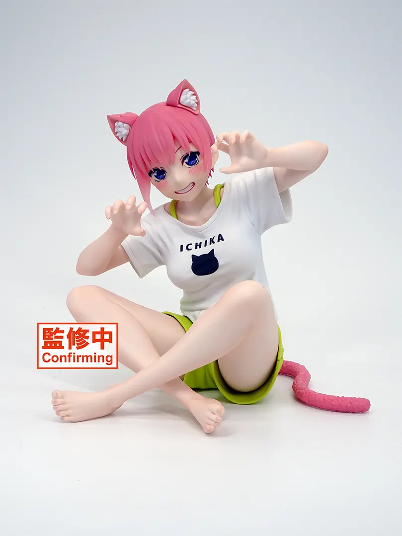 The Quintessential Quintuplets 2 Desktop Cute Figure - Ichika Nakano  (Newley Written Cat Roomwear Ver.)