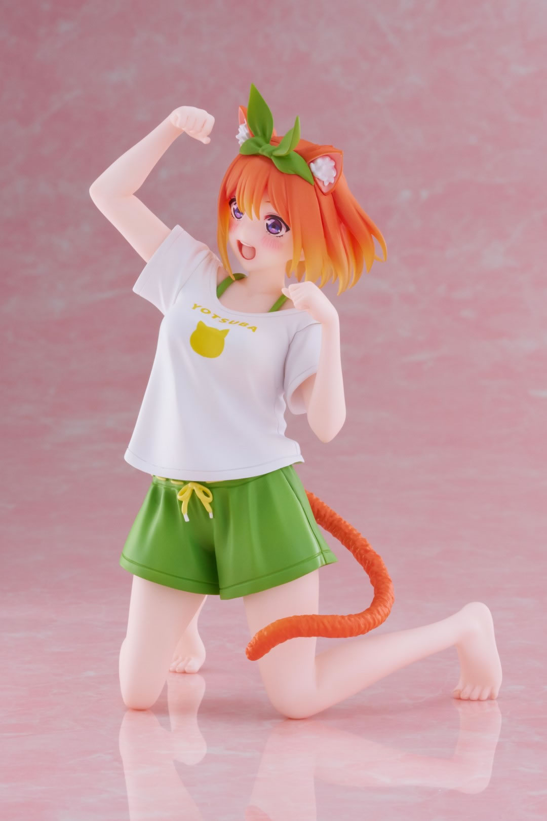 The Quintessential Quintuplets 2 Desktop Cute Figure - Yotsuba Nakano  (Newley Written Cat Roomwear Ver.)