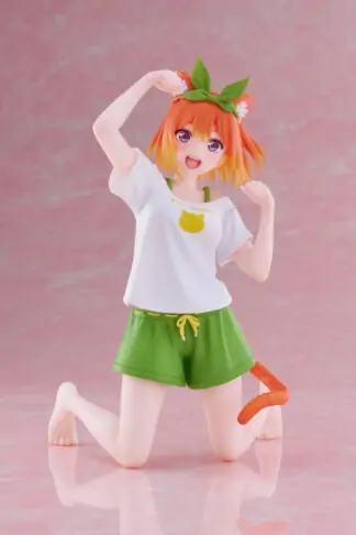 The Quintessential Quintuplets 2 Desktop Cute Figure - Yotsuba Nakano (Newley Written Cat Roomwear Ver.)