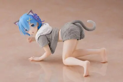 Re:Zero Starting Life in Another World Desktop Cute Figure - Rem (Cat Roomwear Ver.) Renewal Edition