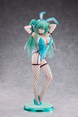 Green Twin Tail Bunny-chan Fishnet Tights Ver. 1/4 Complete Figure
